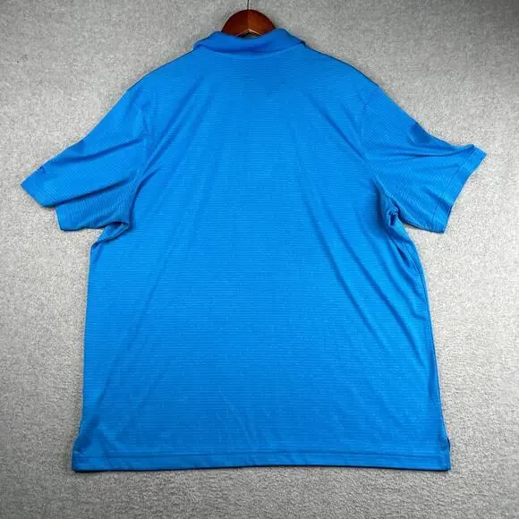 CHampion Duo DRY Polo Shirt Blue Performance Mens XL Stretch - Picture 6 of 9